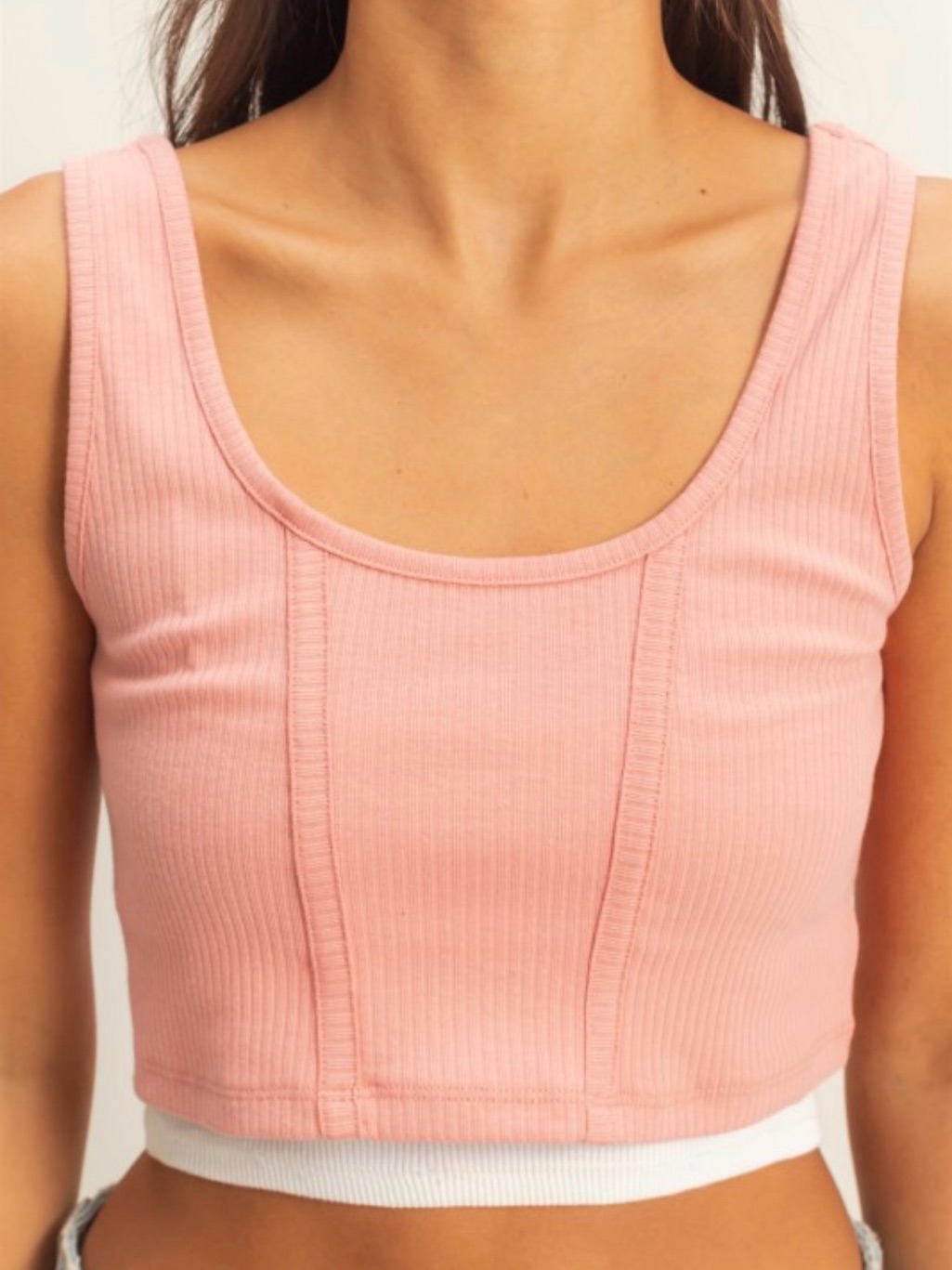 72. Ribbed Crop Tank